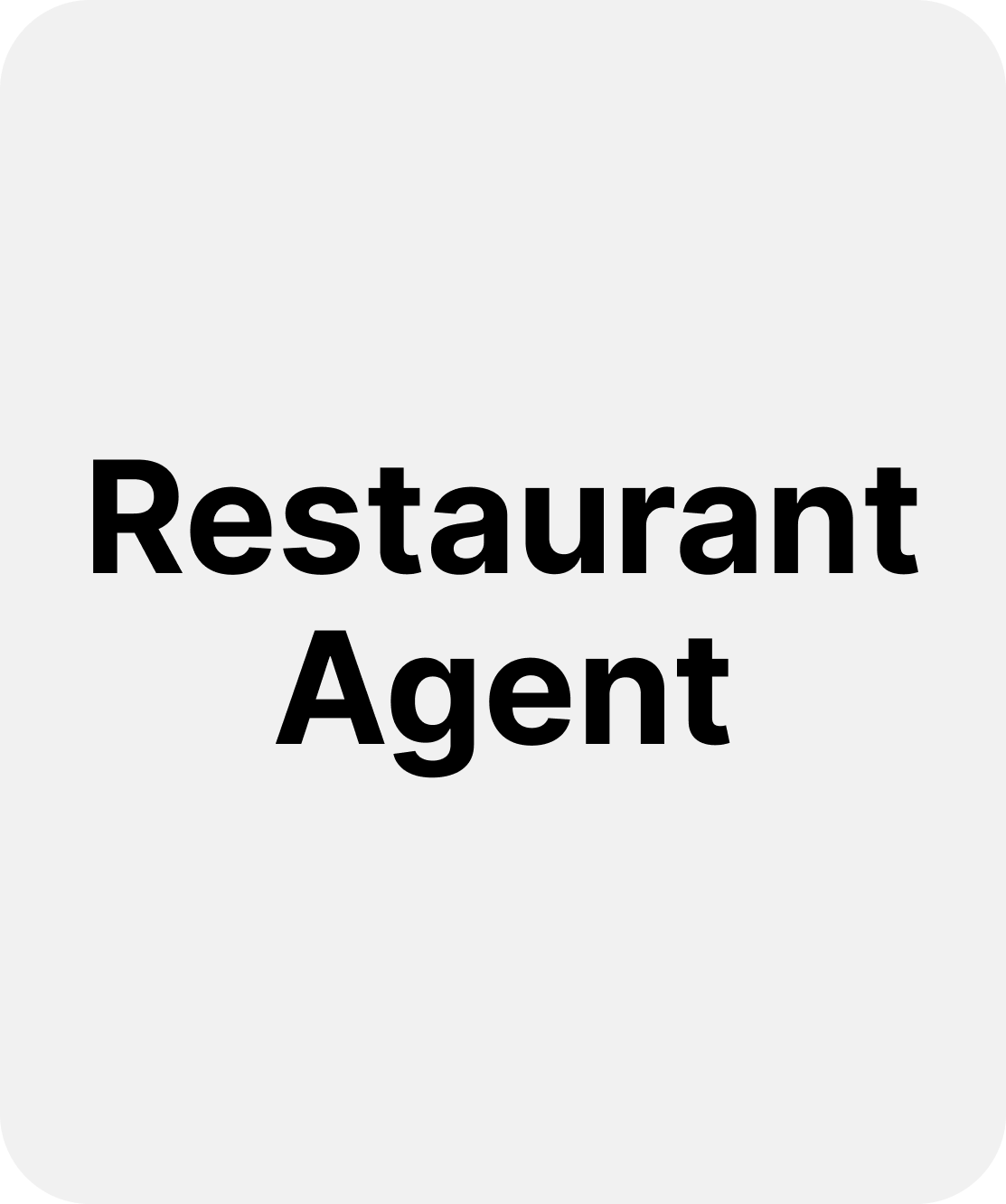 ai agents restaurant management card